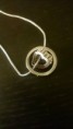 Halsband med ring och ett hjärta med "Cubic zircon"